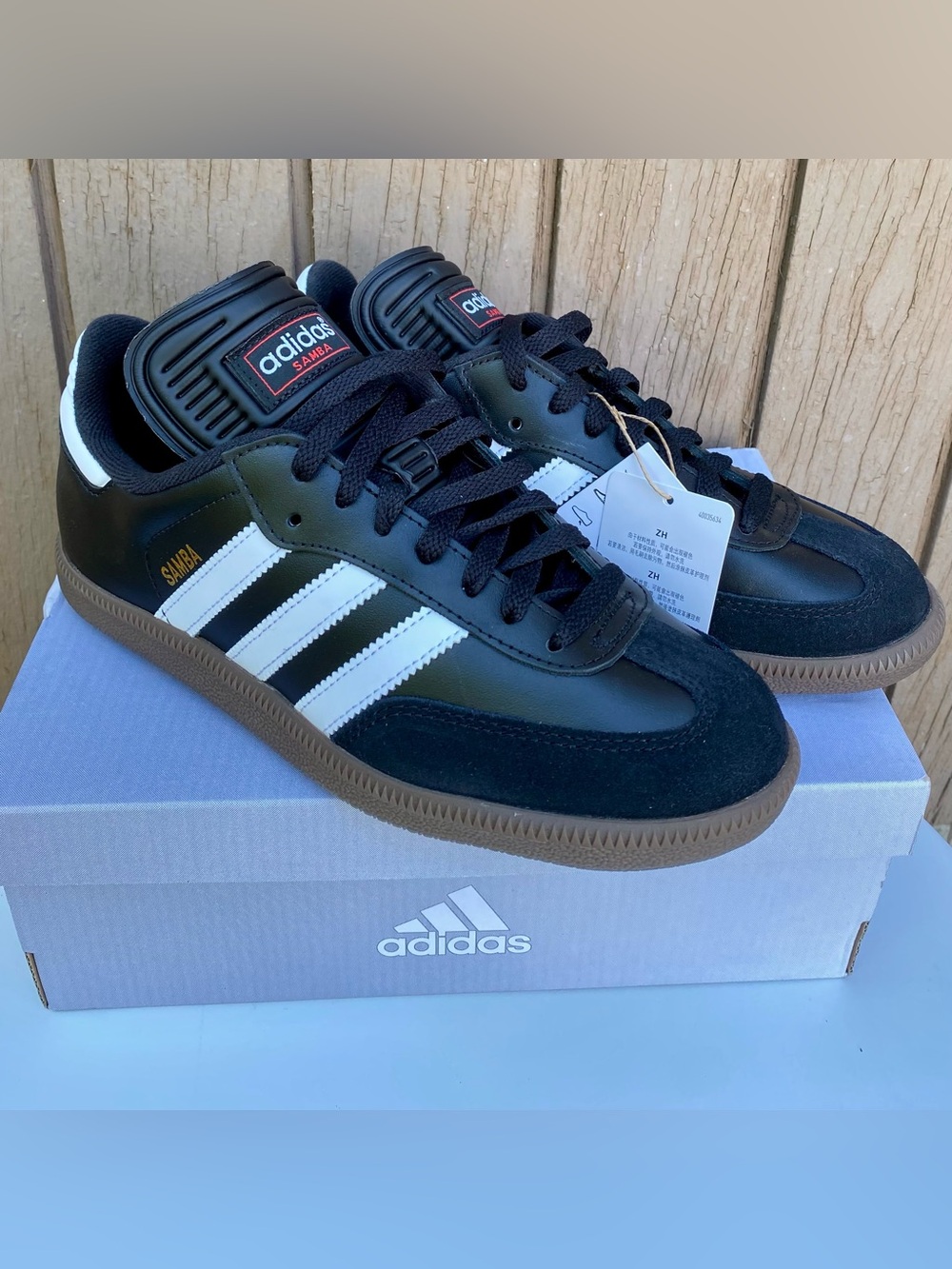 adidas Samba Black & White Men’s Sneakers Size 6.5